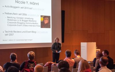 Social Media Night Stuttgart – Die Krux des Auto-Bloggers