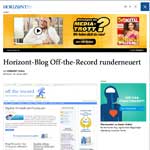 Horizont: BlogOff-the-Record runderneuert
